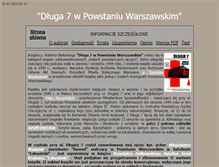 Tablet Screenshot of dluga7.pl